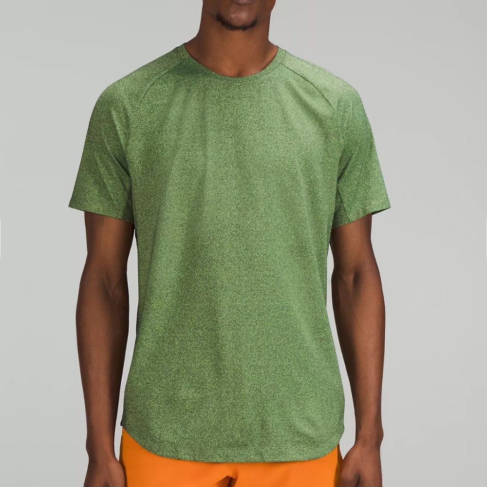 LuLuLemon Drysense Short Sleeve Shirt: Black/Faded Zap